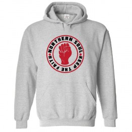 Northern Soul Keep The Faith Classic Unisex Kids and Adults Pullover Hoodie For Music Lovers 									 									 									